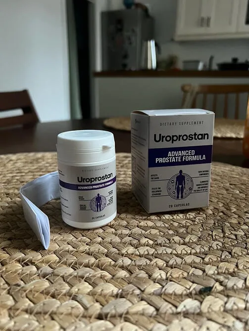 Foto della confezione di Uroprostan da un cliente reale